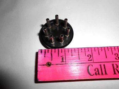 Vintage "NOVO" Macho 7 Pinos Plug Beau Cinch Jones Cabo Alto-falante Wurlitzer - Imagem 1 de 2