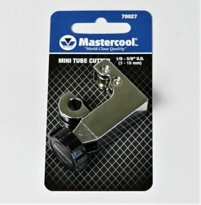TUBE CUTTER 70027 Mini Tube Copper Tubing Cutter 1/8" - 5/8" Manufactured by Mastercool