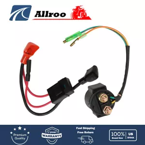 For 1999-2007 Honda TRX400EX Starter Relay Solenoid& Positive Side Battery Cable - Picture 1 of 8