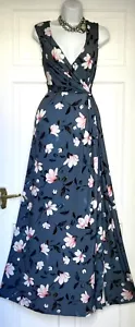 MONSOON FLORAL PRINT MAXI OCCASION WEDDING PARTY DRESS SIZE 18 - Picture 1 of 7