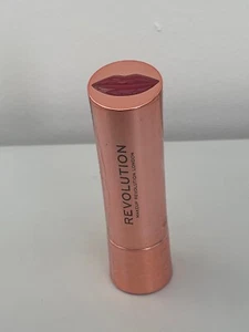 Revolution Satin Kiss Lipstick Shade Ruby Full Size Sealed FREEPOST - Picture 1 of 2