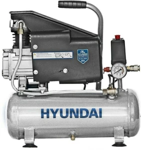COMPRESSORE ELETTRICO ARIA COMPRESSA PORTATILE 6 LT HYUNDAI 8 BAR 1HP 230V - Foto 1 di 6