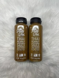 2- Pretty Thai Peanut Sauce, Gluten Free Certified Non-GMO Vgn Authntic Stir Fry - Picture 1 of 2