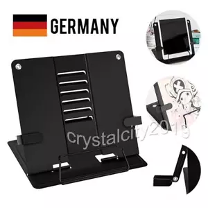 Buchständer Buchhalter Leseständer, Kochbuchhalter Höhenverstellbar Metall - Bild 1 von 9