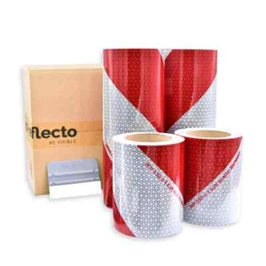 2x 9m Orafol ORALITE 5921M KFZ Warnmarkierung - 141 oder 282 mm Breite DIN 30710 - Bild 1 von 7