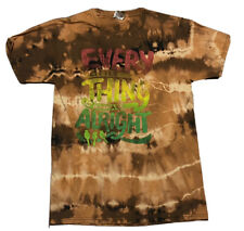 Custom Tie Dyed”Every Little Thing Gonna Be Alright” Shirt Small Reggae Zion