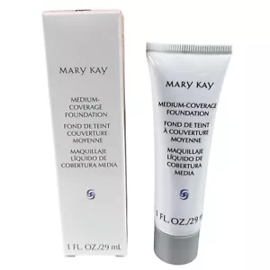 Mary Kay Medium Coverage Foundation Ivory 204 1oz - Picture 1 of 6