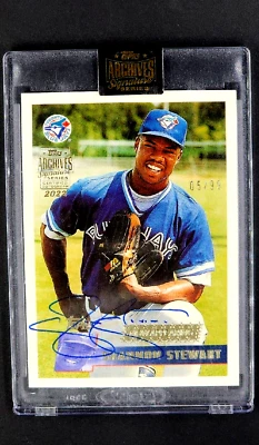 Autógrafo de firma Topps Archives 2022 recompra #343 Shannon Stewart/99 Foto 1 de 4