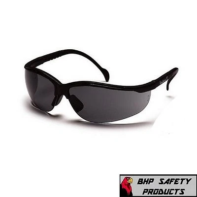 GAFAS DE SEGURIDAD PYRAMEX VENTURE II LENTES GRISES GAFAS DE SOL DE TRABAJO SB1820S Z87+ Foto 1 de 4
