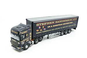 665 CORGI Scania 144L 530 Stephen Sanderson LTD Sattelauflieger 1:50 ohne OVP - Bild 1 von 5