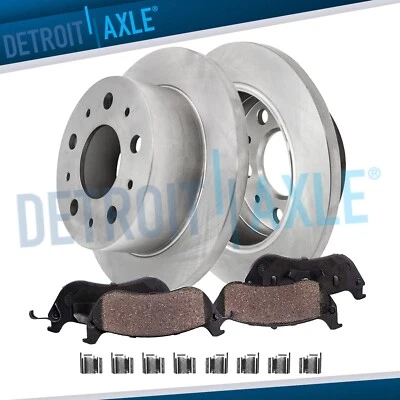 Rear Disc Brake Rotors Ceramic Brake Pads Kit for Ram ProMaster 2500 3500 1500 - Image 1 of 4