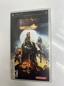 Hellboy Science Of Evil PSP Sony custodia manuale e solo opere d'arte NESSUN GIOCO