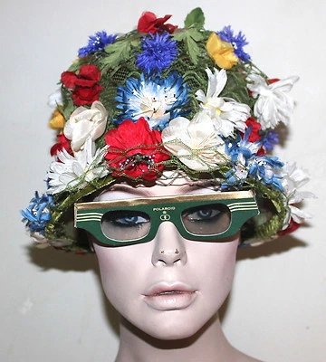 Mr. John Jr. Mod Sombrero Floral con Caja Sombrero Foto 1 de 4