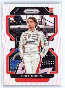 COLE MOORE  RC  2022 PANINI PRIZM RACING #29  SILVER