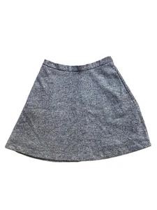 NWT Banana Republic Skirt Size 8 Gray Black Tweed Wool Blend Business Casual - Picture 1 of 9