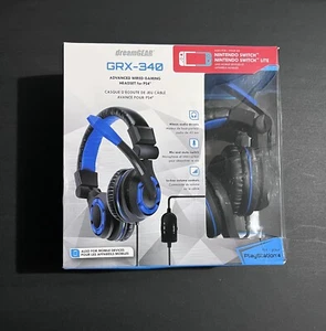 DreamGear PS4 Wired Gaming Headset GRX-340 Blue NEW Sealed - Picture 1 of 4