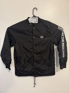 Vans Off The Wall Classic Jacket Size Large Black - Picture 1 of 10