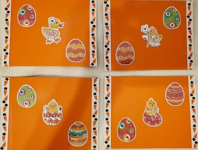 Handmade Greeting Cards -(set of 8) Easter Cards with Messages and Envelopes - Image 1 of 4