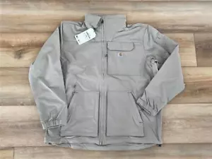New Carhartt Men's Super Dux Lightweight Jacket L-Tall Greige 105342BT - Picture 1 of 5