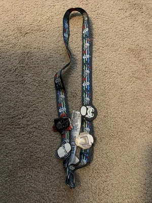 Disney Parks Star Wars Reversible Pin Lanyard With 4 Pins - Image 1 of 2