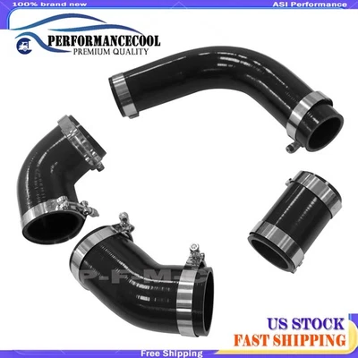 Silicone Hose Kit+Clamp fit 02 03 2004 GMC Sierra 2500 HD 3500 6.6L LB7 Duramax Foto 1 de 4