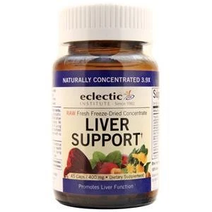 Eclectic Institute 肝支持 45 vcaps — 第 1/1 张图片