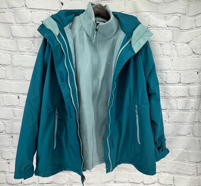 Columbia Jacket Women's 2X Plus Teal Interchange 3 in 1 Omni Tech/Heat - Image 1 of 4