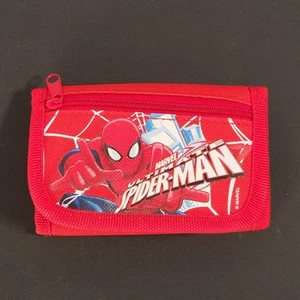 MARVEL Ultimate Spider-Man Children boy's Tri Fold Wallet - Bright Red  clean - Picture 1 of 9