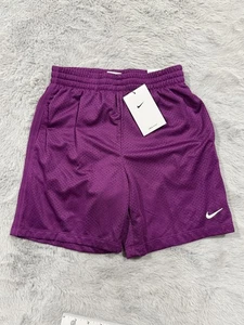 Nike Dri-FIT Shorts Kids Medium Purple Athletic Mesh Training Gym Running New - Picture 1 of 6