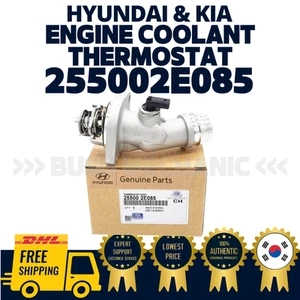 GENUINE OEM Hyundai Kia Engine Coolant Thermostat 255002E085 Elantra Kona Seltos - Picture 1 of 1