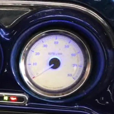 2006 Harley Street Glide Tachometer Gauge RPM Gauge Assembly BLUE VIDEO #4060 - Image 1 of 4