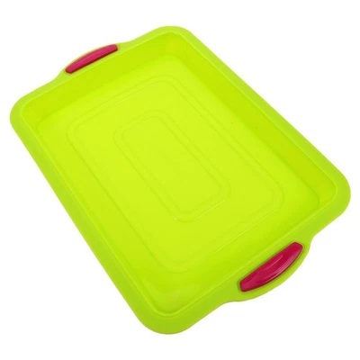  Backform Brownie Brownieform Eckig Brownie-Backform Backblech Aus Silikon - Bild 1 von 4