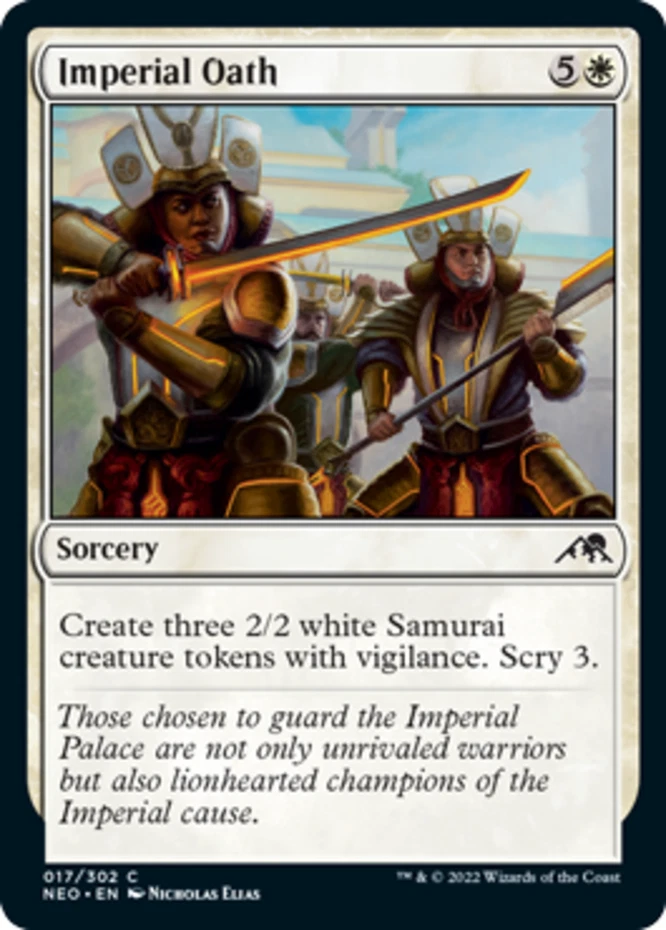 x1 Imperial Oath - Kamigawa: Neon Dynasty - NM - MTG - Image 1 of 1