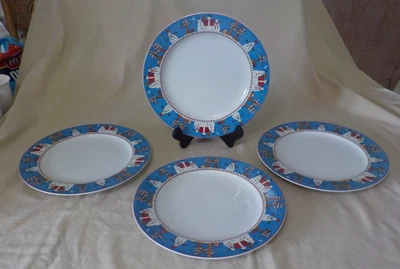 “SNOWMAN” Sakura Debbie Mumm 4 platos de cena - 10 3/4” Foto 1 de 4