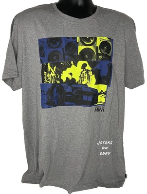 SOUND OF MINI COOPER BMW AG DEALERSHIP GRAY HEATHER SHIRT ADULT SIZE 2XL NEW - Imagem 1 de 4