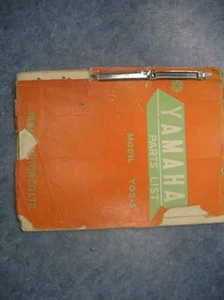 YAMAHA PARTS LIST NUMBERS MANUAL 1968 YG5 YG5S YG5-S - Picture 1 of 6