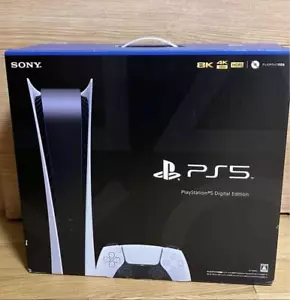 Console Sony PlayStation 5 PS5 con scatola CFI-1100B Digital Edition bianca e... - Foto 1 di 1