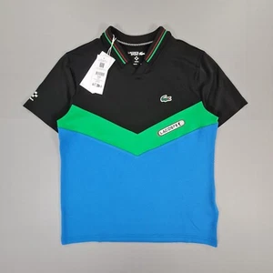 Lacoste Kinder Jungen Poloshirt Blau 14 Jahre Tennis Danill Color Block DJ1318 - Bild 1 von 10