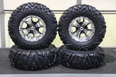 KIT DE LLANTAS HONDA RANCHER 350 25" QUADKING ATV Y COBRA M/B SRA1CA BIGGHORN Foto 1 de 4