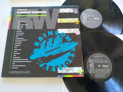 Rainbow Warriors U2 Sting INXS Dire Straits GENESIS - 2 X LP Vinyl 12" G+/VG Am - Image 1 of 4