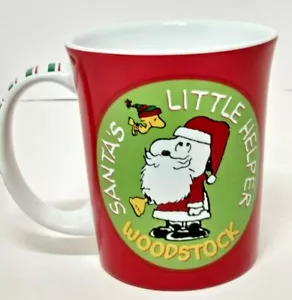 Snoopy & Woodstock Weihnachtstasse Santa's Little Helper Erdnüsse - Bild 1 von 4