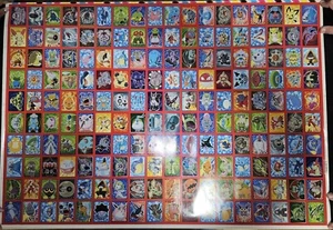 Merlin Pokémon Advanced Stickers 2004 Uncut Sheet (Variant 1) - Picture 1 of 2