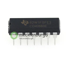 10PCS CD4066 TI DIP-14 CMOS QUAD BILATERAL SWITCH NEW IC NEW - Bild 1 von 4