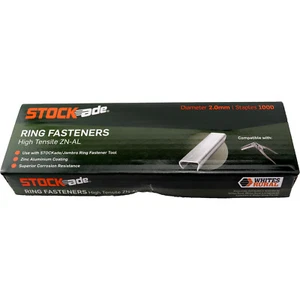 STOCKade Jambro C-Clips Standard Ring Fasteners 1000 Pk Fencing Wire Mesh Rings - Picture 1 of 1