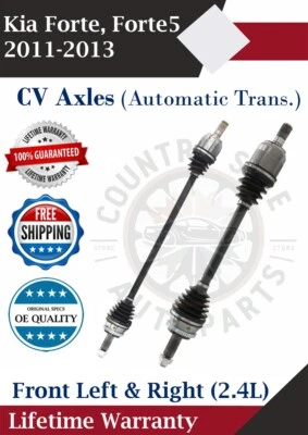 Eixos dianteiros CV para 2011-2013 Kia Forte/Forte5 2.4L automático Trans. Lifetime Wa. - Imagem 1 de 4