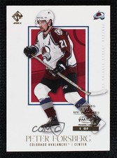 2002 Pacific Private Stock Reserve Toronto Expo Embossing 1/1 Peter Forsberg 7ez