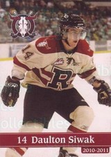 2010-11 Red Deer Rebels #23 Daulton Siwak