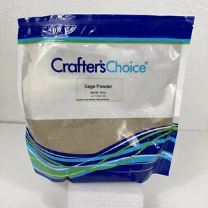 Crafter's Choice Sage Powder 16 Ounces Sealed Bag Soap Making Salvia Officinalis - Picture 1 of 6