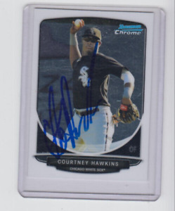 Courtney Hawkins Chicago White Sox 2013 Bowman Chrome Signed Card RC Autographed