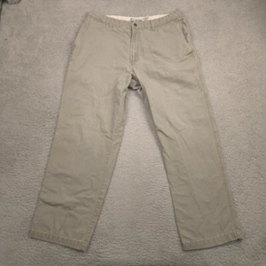 Columbia Utility Work Pants Mens 36x30 Beige Canvas Cargo Pocket Outdoor - Picture 1 of 12